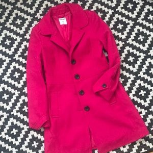 Pink peacoat